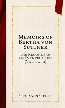 memoirs of bertha von suttner book cover image