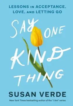 say one kind thing book cover image