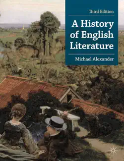 a history of english literature book cover image