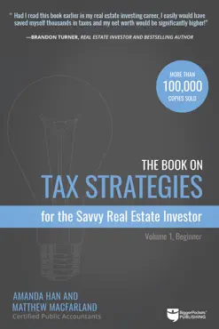 the book on tax strategies for the savvy real estate investor book cover image