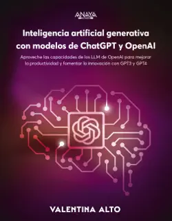inteligencia artificial generativa con modelos de chatgpt y openai book cover image