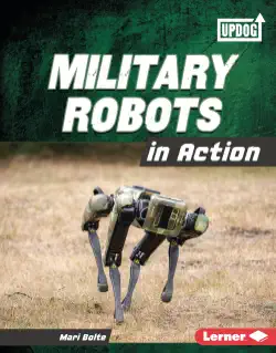 military robots in action book cover image