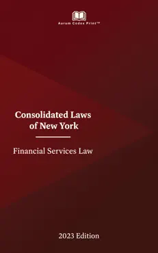 new york financial services law 2023 edition book cover image