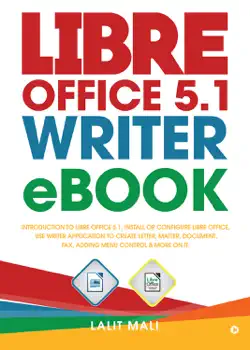 libre office 5.1 writer ebook book cover image