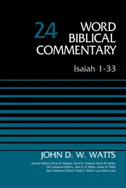 isaiah 1-33, volume 24 book cover image