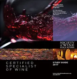 certified specialist of wine study guide 2017 book cover image