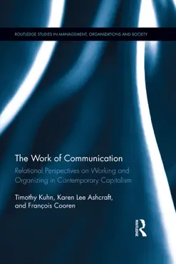 the work of communication book cover image