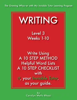writing - level 3 - weeks 1-10 book cover image
