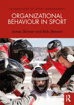organizational behaviour in sport book cover image