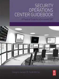 security operations center guidebook book cover image