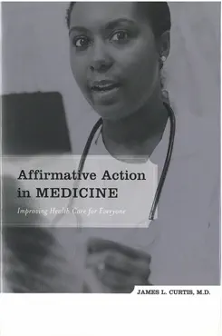 affirmative action in medicine book cover image