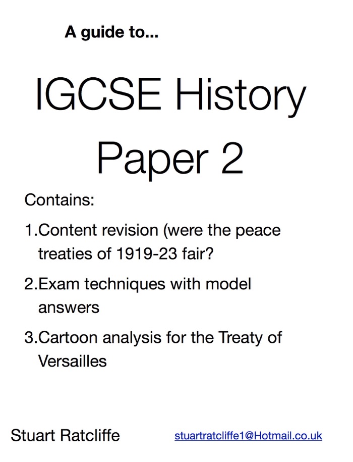igcse history paper 4 alternative to coursework