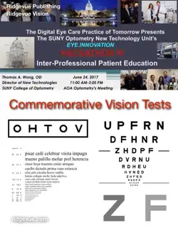 optometry hackathon vision tests book cover image