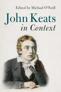john keats in context book cover image