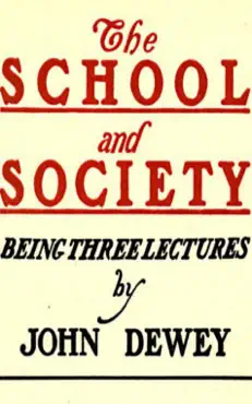 the school and society book cover image