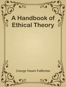 a handbook of ethical theory book cover image