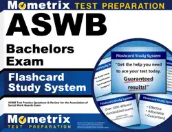 aswb bachelors exam flashcard study system book cover image