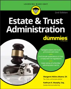 estate & trust administration for dummies book cover image