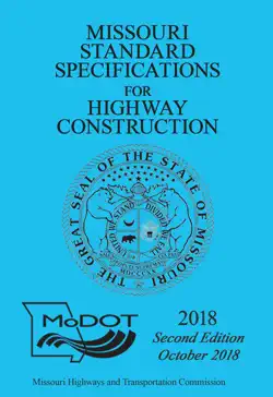 2018 missouri standard specifications second edition book cover image
