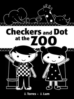 checkers and dot at the zoo book cover image