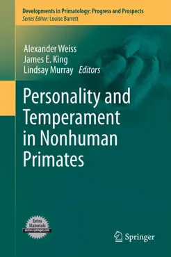 personality and temperament in nonhuman primates book cover image