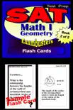 SAT Math Level I Test Prep Review--Exambusters Geometry Flash Cards--Workbook 2 of 2 synopsis, comments