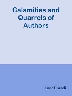 calamities and quarrels of authors book cover image