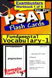 PSAT Test Prep Essential Vocabulary 1 Review--Exambusters Flash Cards--Workbook 1 of 6 synopsis, comments