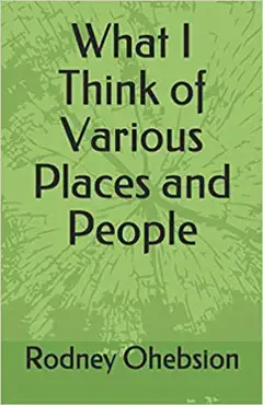 what i think of various places and people book cover image