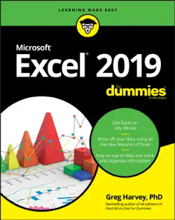 excel 2019 for dummies book cover image