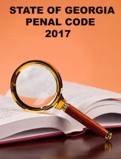 state of georgia penal code 2017 book cover image