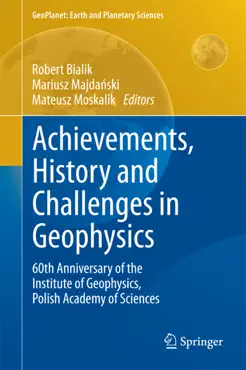 achievements, history and challenges in geophysics book cover image