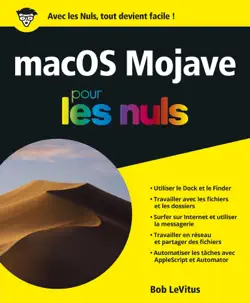 macos mojave pour les nuls, grand format book cover image