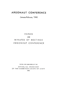 the argonaut conference: january–february 1945 book cover image