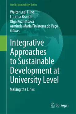 integrative approaches to sustainable development at university level book cover image