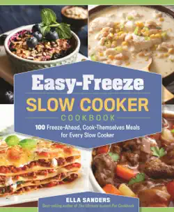 easy-freeze slow cooker cookbook book cover image