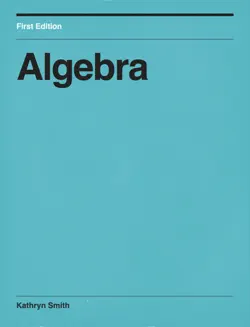 algebra book cover image