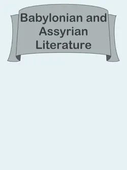 babylonian and assyrian literature book cover image
