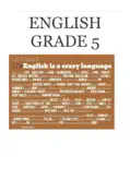 English Grade 5 Language Term 3 reviews