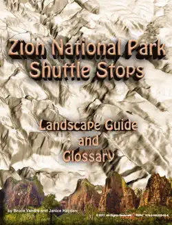 zion national park shuttle stops landscape guide and glossary book cover image