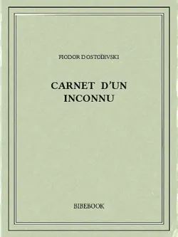 carnet d'un inconnu (stépantchikovo) book cover image
