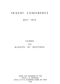 the trident conference: may 1943 book cover image