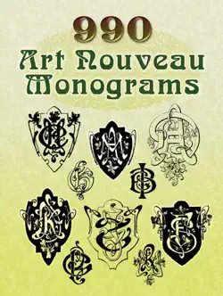 990 art nouveau monograms book cover image