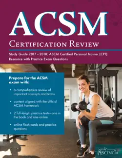 acsm certification review study guide 2017-2018 book cover image