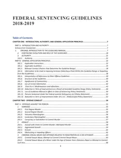 federal sentencing guidleines 2018-2019 book cover image