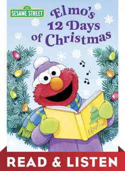 elmo's 12 days of christmas (sesame street): read & listen edition book cover image