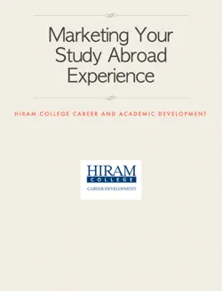 marketing your study abroad experience book cover image