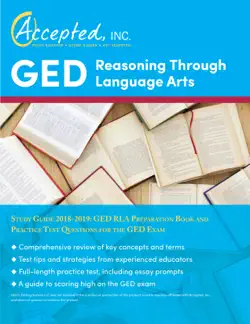 ged reasoning through language arts study guide 2018-2019 book cover image