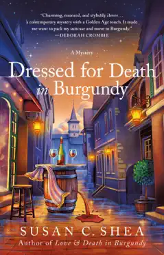 dressed for death in burgundy book cover image
