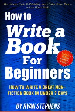 how to write a book for beginners book cover image